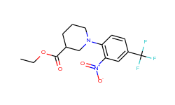 ethyl 1-[2-nitro-4-(trifluoromethyl)phenyl)-piperidine-3-carboxylate