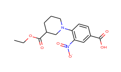 4-[3-(ethoxycarbonyl)piperidin-1-yl]-3-nitrobenzoic acid