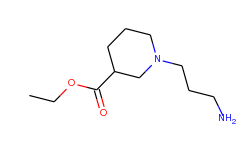 ethyl 1-(3-aminopropyl)-3-piperidinecarboxylate