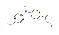 ethyl 1-(4-methoxybenzoyl)-4-piperidinecarboxylate