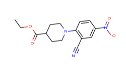 ethyl 1-(2-cyano-4-nitrophenyl)piperidine-4-carboxylate