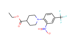ethyl 1-[2-nitro-4-(trifluoromethyl)phenyl]-piperidine-4-carboxylate