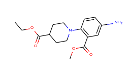 ethyl 1-[4-amino-2-(methoxycarbonyl)phenyl]-4-piperidinecarboxylate