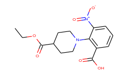 2-[4-(ethoxycarbonyl)piperidin-1-yl]-3-nitrobenzoic acid
