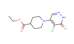 ethyl 1-(5-chloro-6-oxo-1,6-dihydro-4-pyridazinyl)-4-piperidinecarboxylate