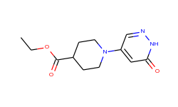 ethyl 1-(6-oxo-1,6-dihydro-4-pyridazinyl)-4-piperidinecarboxylate