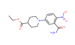 ethyl 1-[3-(aminocarbonyl)-4-nitrophenyl]-4-piperidinecarboxylate