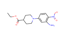 ethyl 1-(3-amino-4-nitrophenyl)-4-piperidinecarboxylate