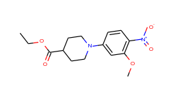 ethyl 1-(3-methoxy-4-nitrophenyl)-4-piperidinecarboxylate