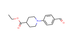 ethyl 1-(4-formylphenyl)-4-piperidinecarboxylate