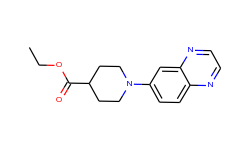 ethyl 1-(6-quinoxalinyl)-4-piperidinecarboxylate