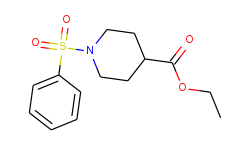 1-benzenesulfonyl-piperidine-4-carboxylic acid ethyl ester
