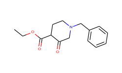 4-Piperidinecarboxylic acid, 3-oxo-1-(phenylmethyl)-, ethyl ester