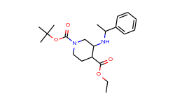 Ethyl 1-Boc-3-(1-phenylethylamino)piperidine-4-carboxylate