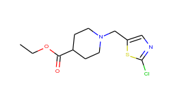 ethyl 1-[(2-chloro-1,3-thiazol-5-yl)methyl]-4-piperidinecarboxylate