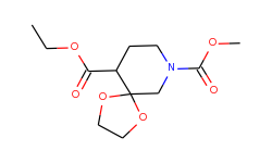 10-ethyl 7-methyl 1,4-dioxa-7-azaspiro[4.5]decane-7,10-dicarboxylate