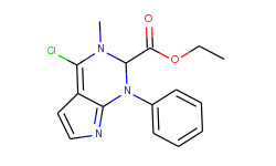 Ethyl 4-chloro-3-methyl-1-phenyl-1H-pyrrolo[2,3-d]pyrimidine-2-carboxylate