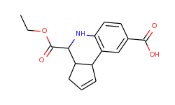 3a,4,5,9b-tetrahydro-3h-cyclopenta[c]quinoline-4,8-dicarboxylic acid 4-ethyl ester