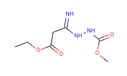 methyl 2-(3-ethoxy-3-oxopropanimidoyl)-1-hydrazinecarboxylate