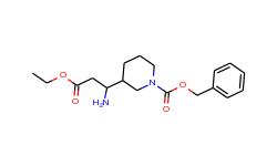 3-amino-3-(3'-cbz)piperidine-propionic acid ethyl ester
