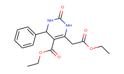 ethyl 6-(2-ethoxy-2-oxoethyl)-2-oxo-4-phenyl-1,2,3,4-tetrahydro-5-pyrimidinecarboxylate
