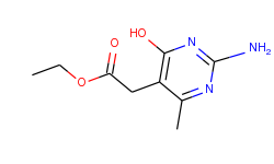 (2-amino-4-hydroxy-6-methyl-pyrimidin-5-yl)-acetic acid ethyl ester