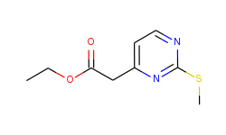 (2-methylsulfanyl-pyrimidin-4-yl)-acetic acid ethyl ester