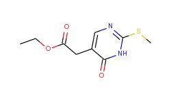 5-pyrimidineacetic acid,3,4-dihydro-2-(methylthio)-4-oxo-,ethyl ester