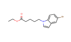 ethyl 5-(5-bromo-1h-indol-1-yl)pentanoate
