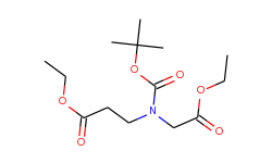 3-(tert-butoxycarbonyl-ethoxycarbonylmethyl-amino)-propionic acid ethyl ester
