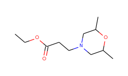 ethyl 3-(2,6-dimethylmorpholin-4-yl)propanoate