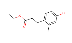 Benzenepropanoic acid, 4-hydroxy-2-methyl-, ethyl ester