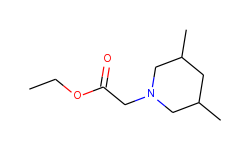 ethyl (3,5-dimethylpiperidin-1-yl)acetate