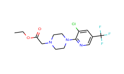 ethyl 2-{4-[3-chloro-5-(trifluoromethyl)-2-pyridinyl]piperazino}acetate