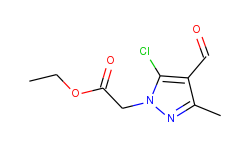 ethyl 2-(5-chloro-4-formyl-3-methyl-1h-pyrazol-1-yl)acetate