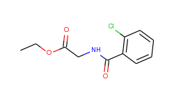 ethyl 2-[(2-chlorobenzoyl)amino]acetate