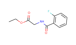 ethyl 2-[(2-fluorobenzoyl)amino]acetate