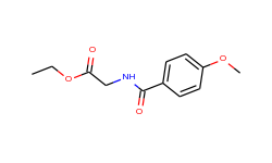 ethyl 2-[(4-methoxybenzoyl)amino]acetate