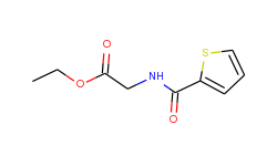 ethyl 2-[(2-thienylcarbonyl)amino]acetate