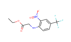 ethyl 2-(2-nitro-4-trifluoromethylphenylamino)acetate