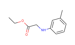 ethyl [(3-methylphenyl)amino]acetate