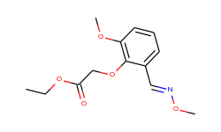 ethyl 2-{2-methoxy-6-[(methoxyimino)methyl]-phenoxy}acetate