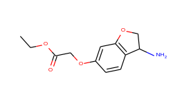 ethyl 2-(3-amino-2,3-dihydrobenzofuran-6-yloxy)acetate