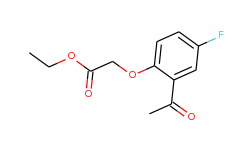 Ethyl 2-(2-acetyl-4-fluorophenoxy)acetate