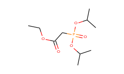 Acetic acid, [bis(1-methylethoxy)phosphinyl]-, ethyl ester