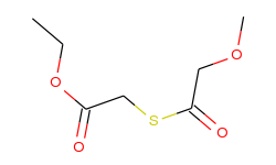 (2-methoxy-acetylsulfanyl)-acetic acid ethyl ester