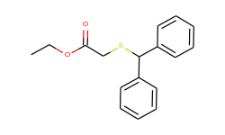 ethyl 2-[(diphenylmethyl)sulfanyl]acetate