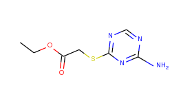 ethyl [(4-amino-1,3,5-triazin-2-yl)thio]acetate
