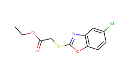 ethyl [(5-chloro-1,3-benzoxazol-2-yl)thio]acetate