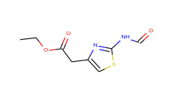 4-Thiazoleacetic acid, 2-(formylamino)-, ethyl ester